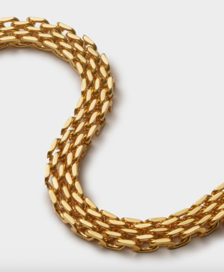 Katie Loxton - Braid Chain Waterproof Gold Bracelet