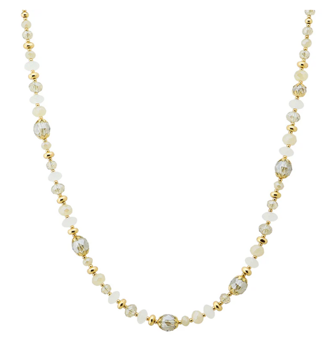 Christi - Multi Bead Necklace (Natural)