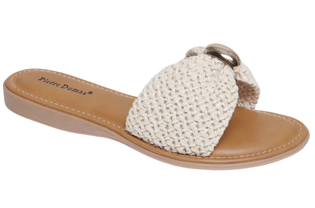 Penni - Rattan Sandals (Cream)