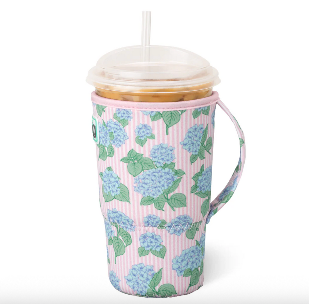 Swig - Hydrangeas Iced Cup Coolie(Large)