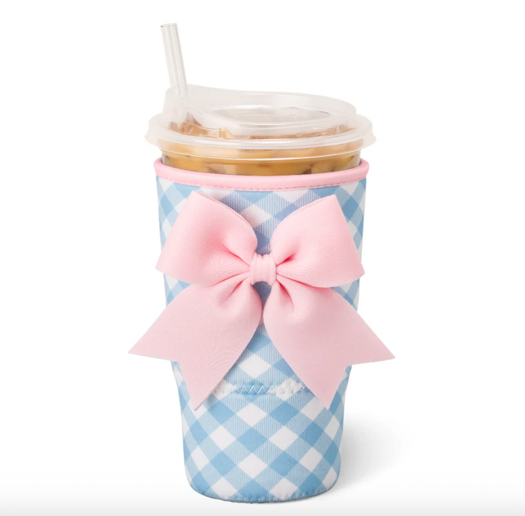 Swig - Gingham Iced Cup Coolie (Large)