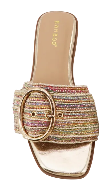 Vivian - Woven Multi Color Sandals