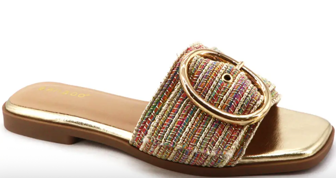 Vivian - Woven Multi Color Sandals