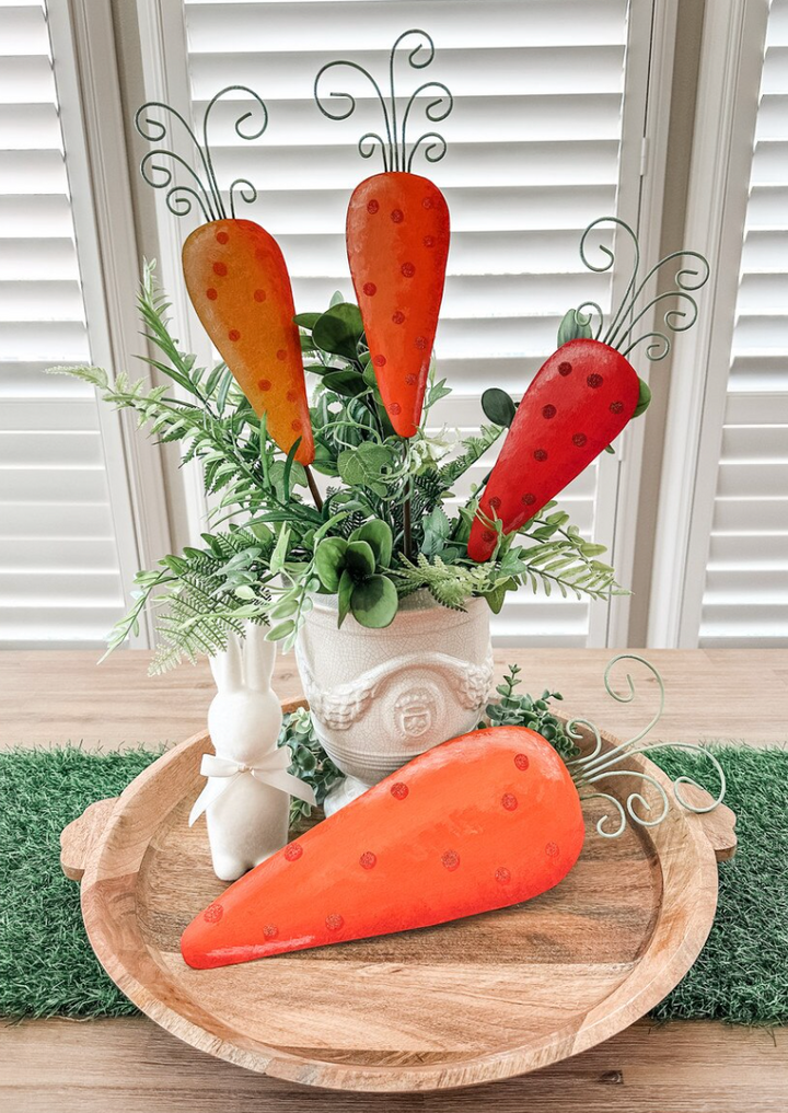 Round Top - Velvet Carrots Set of 3