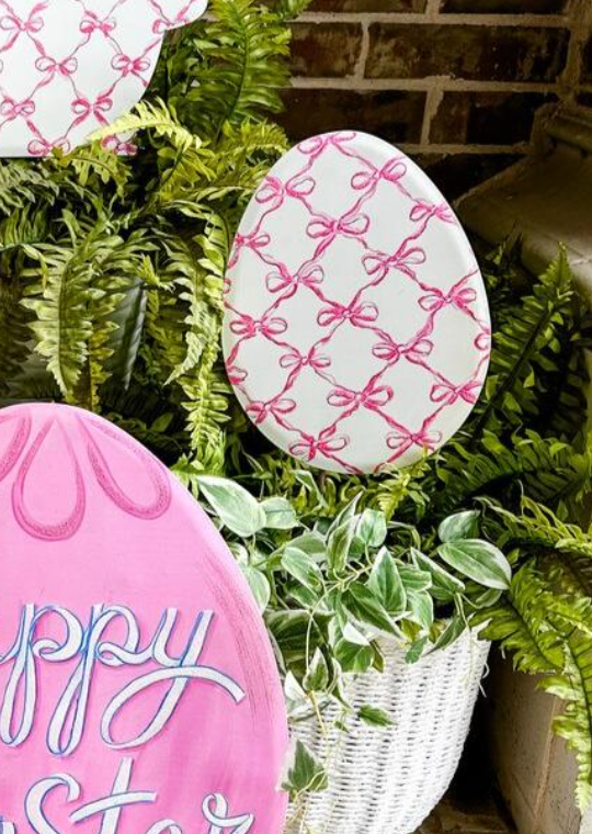 Round Top - Bowtiful Egg Medium (Pink)