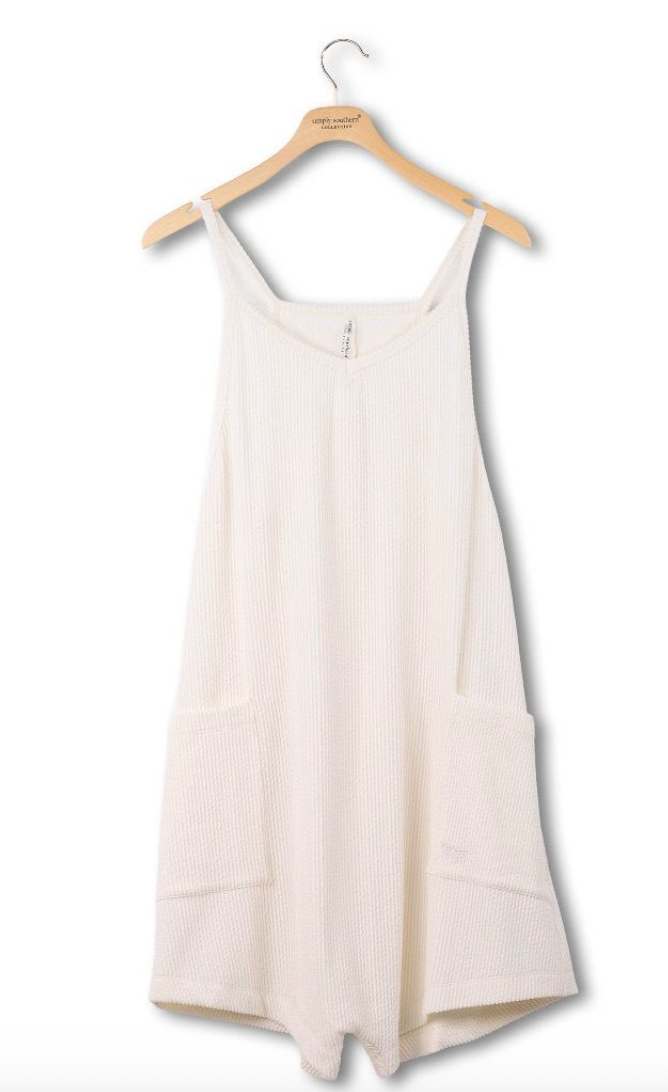 Masie - Simply Southern Ribbed Romper