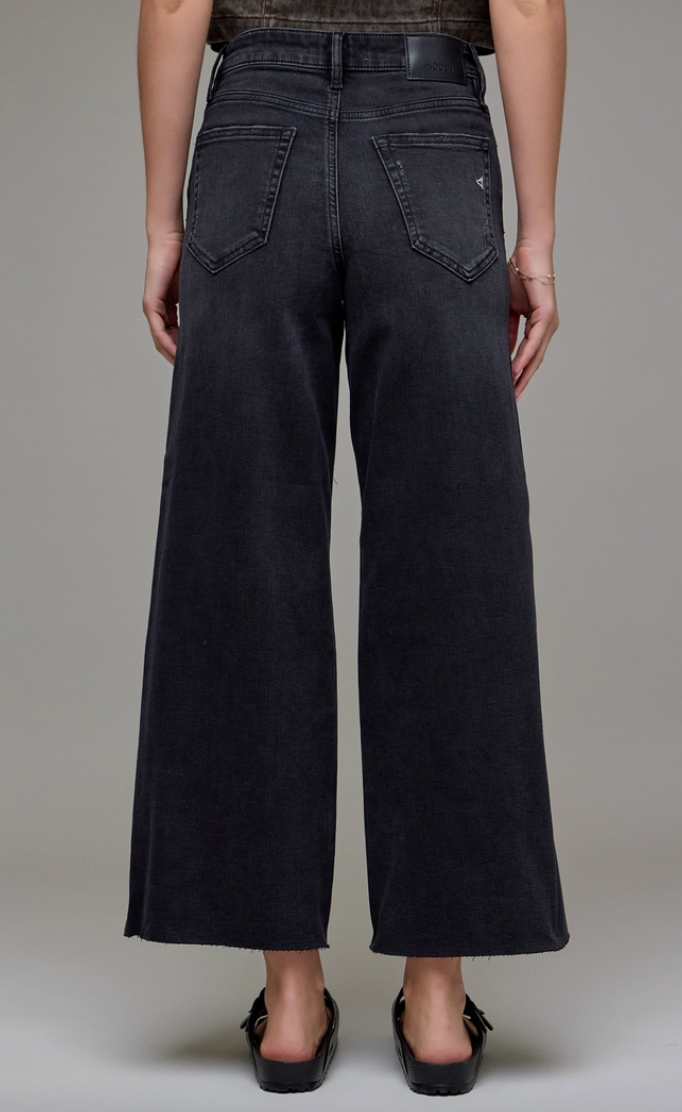 Heidi - Wide Leg Black Denim
