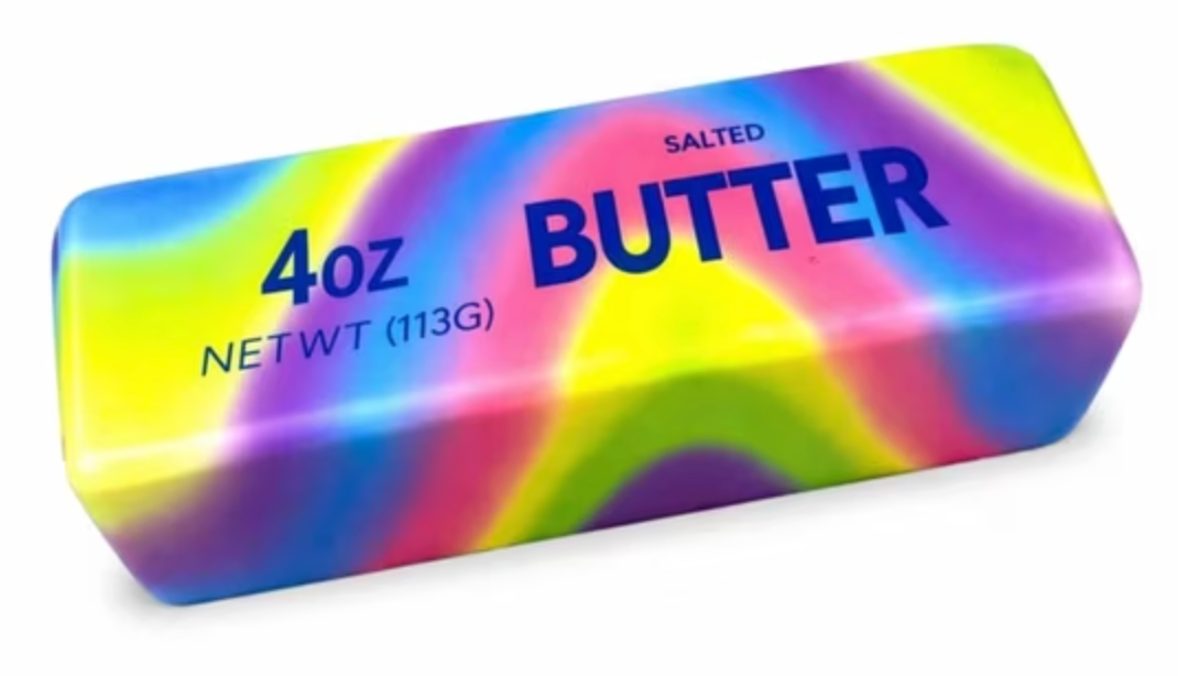 Squishy - Rainbow Butter Stick