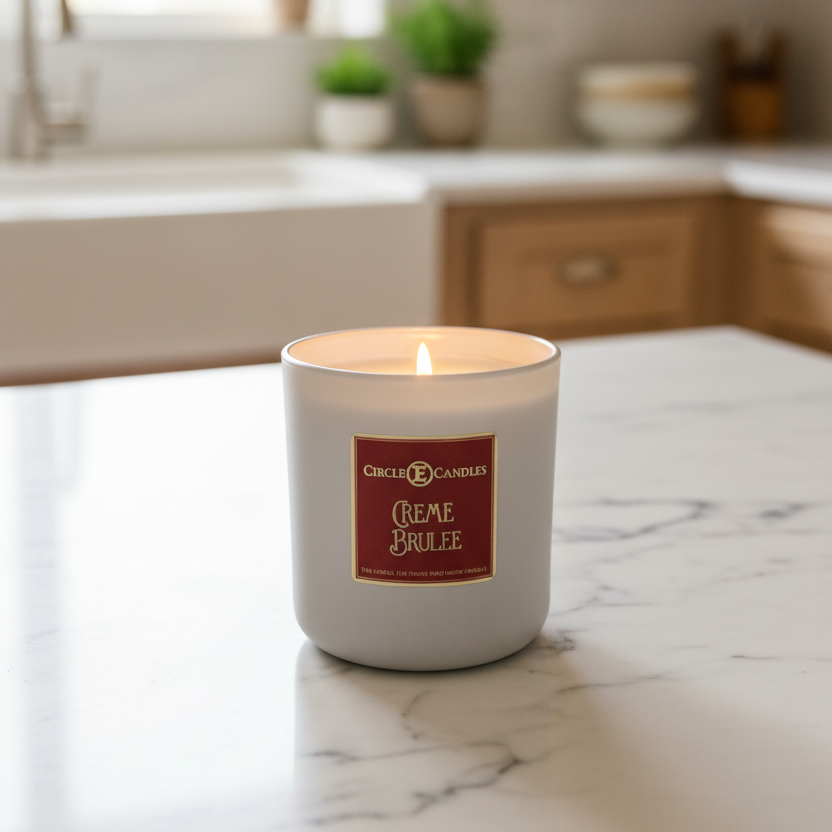 Circle E - Creme Brulee Candle 14oz.