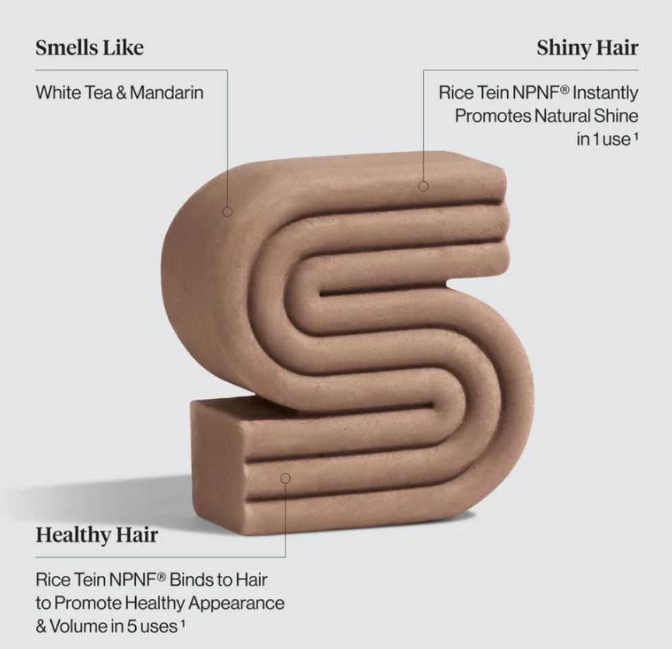 Kitsch - Rice Water Protein Solid Shampoo & Conditioner Bar for damaged hair