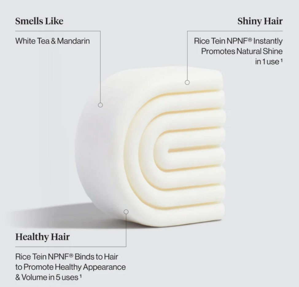 Kitsch - Rice Water Protein Solid Shampoo & Conditioner Bar for damaged hair