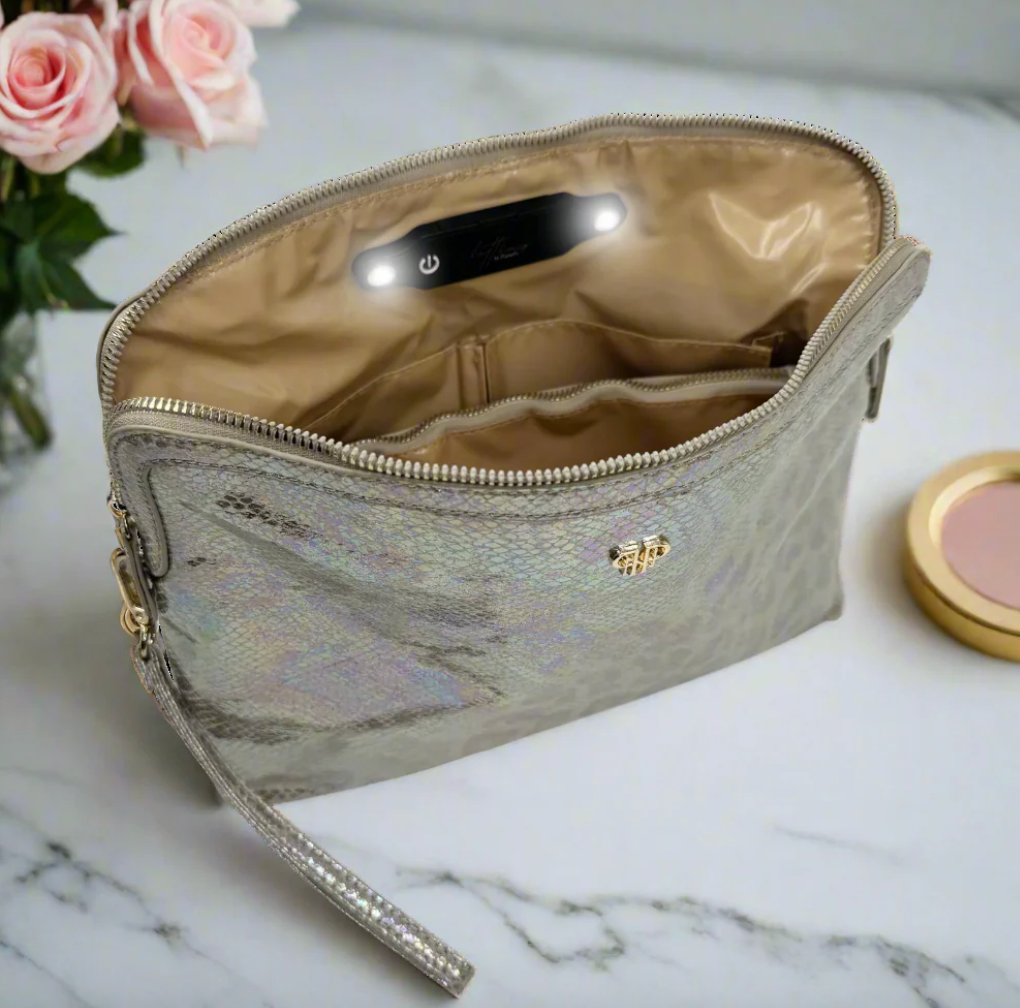 PurseN - Litt Makeup Case (Glimmer Leopard)