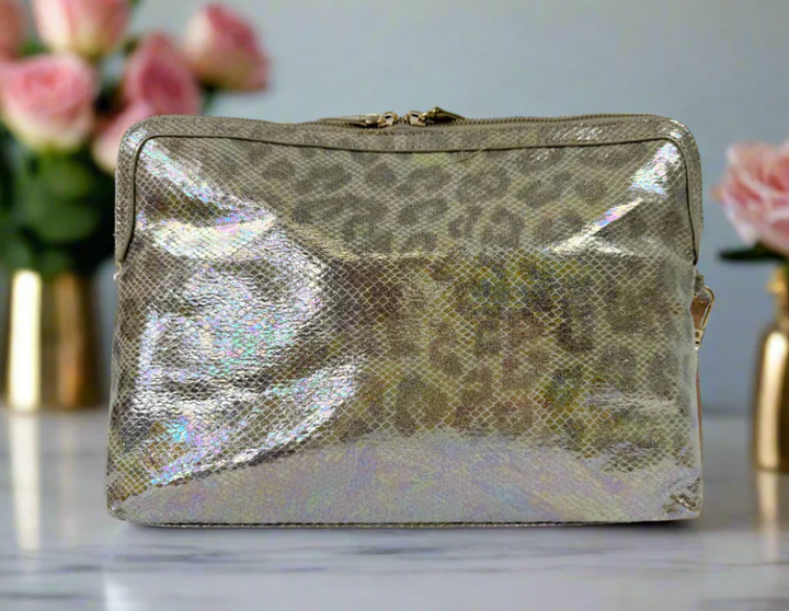 PurseN - Litt Makeup Case (Glimmer Leopard)