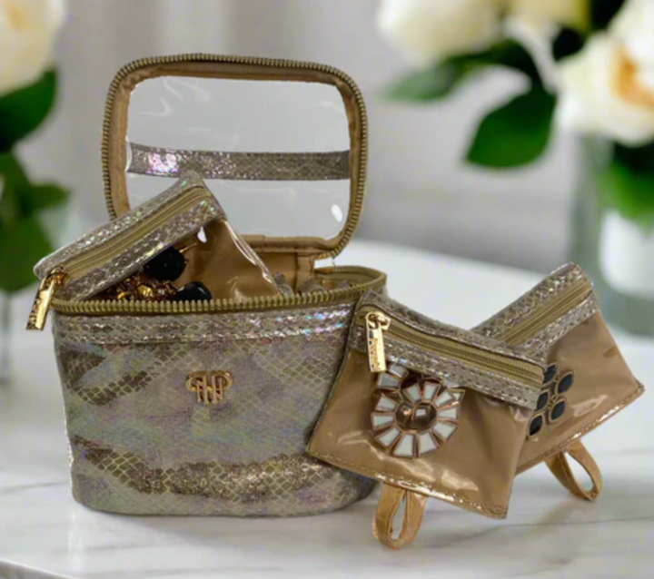 PurseN - Getaway Jewelry Case (Glimmer Leopard)
