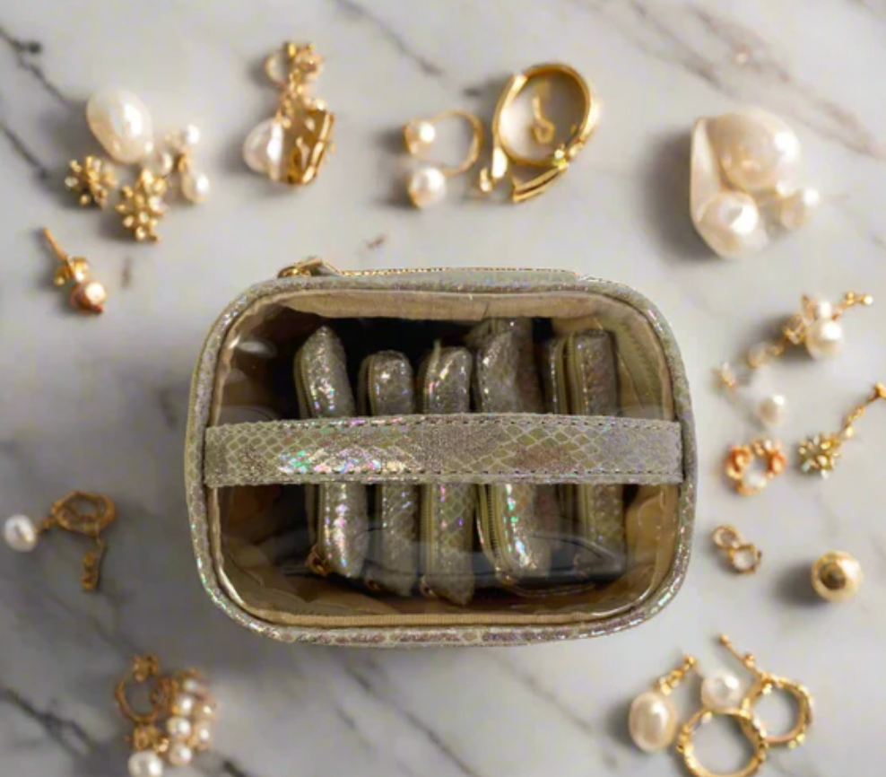 PurseN - Getaway Jewelry Case (Glimmer Leopard)