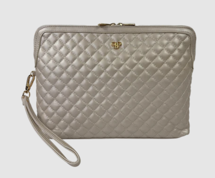 PurseN - Litt Getaway Makeup Case (Pearl Quilted)