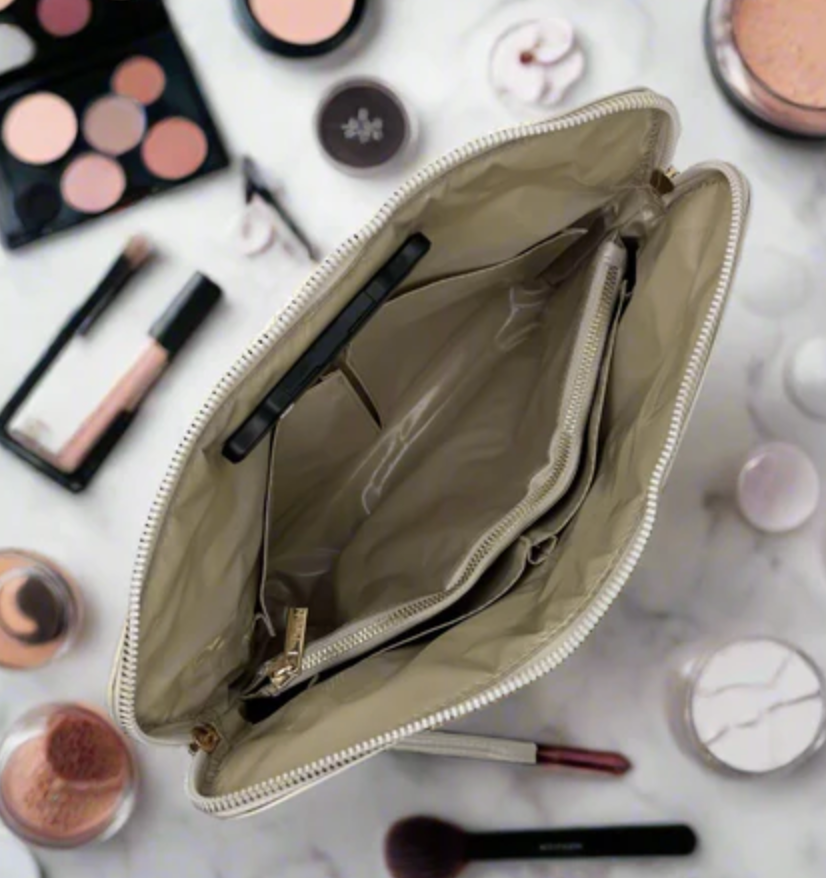 PurseN - Litt Getaway Makeup Case (Pearl Quilted)