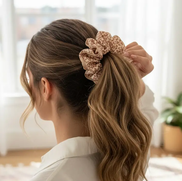 Born Wild Ruffle Up Scrunchie