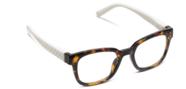 Peepers - Aubrey Tortoise/White