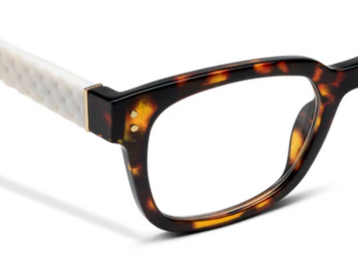 Peepers - Aubrey Tortoise/White