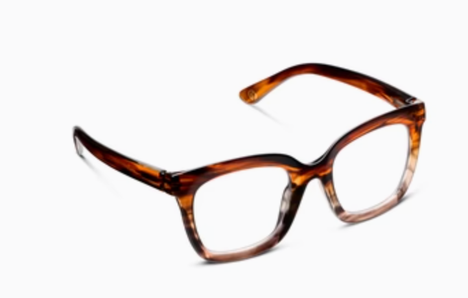Peepers - Cleo Brown Ombre Horn