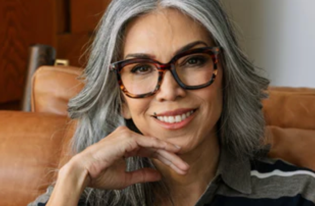 Peepers - Cleo Brown Ombre Horn
