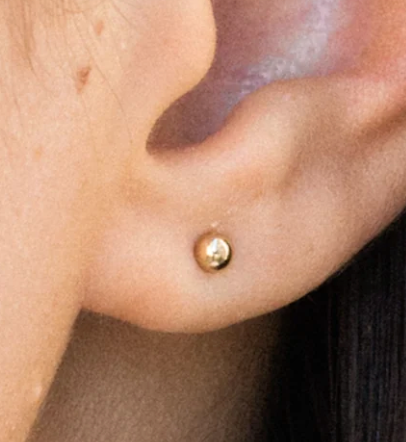 Dora - Mini Gold Stud Earrings