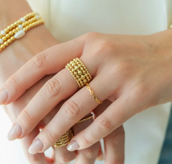 Splendid Iris - Statement Adjustable Ring