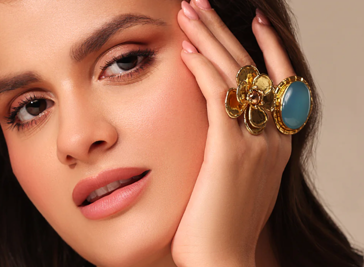 Shae - Gold Orchid Ring
