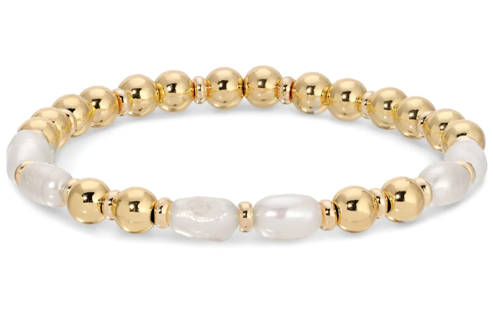 Splendid Iris - Freshwater Pearl Bracelet