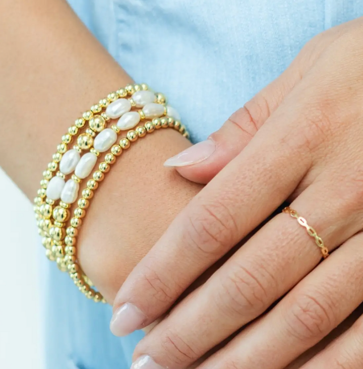 Splendid Iris - Freshwater Pearl Bracelet