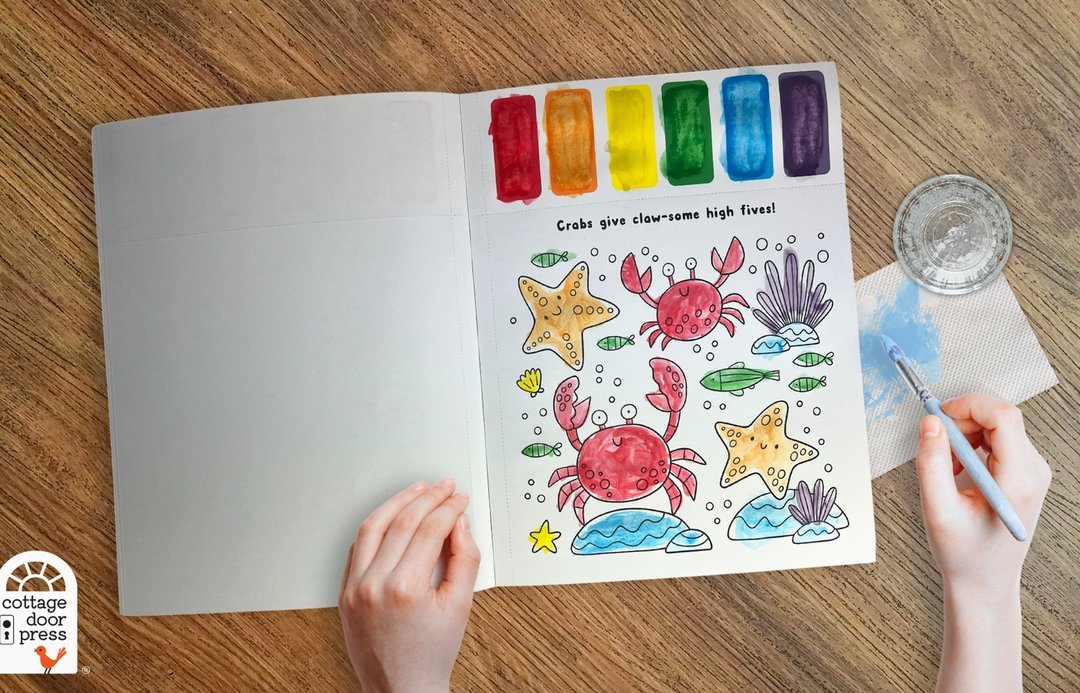 Watercolor Paint Book - Under The Sea
