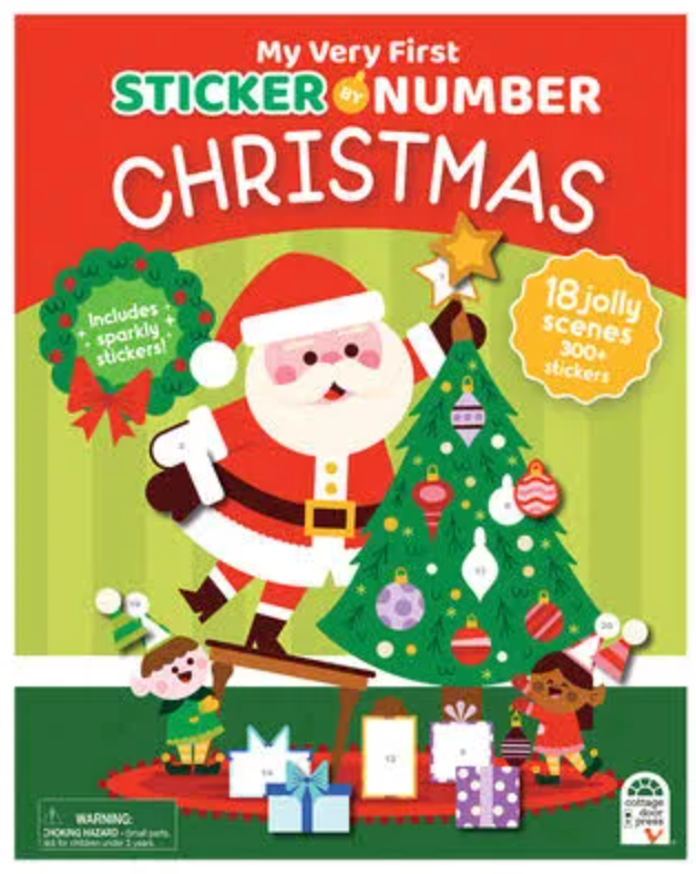 Sticker By Number Christmas Activity Book