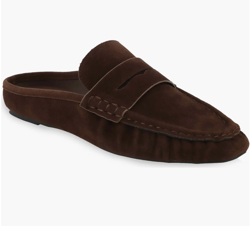 Bridgetta - Suede Loafer/Mule