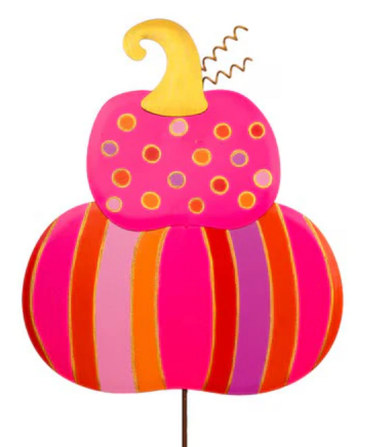 Round Top Collection - Bright Pumpkin Stack