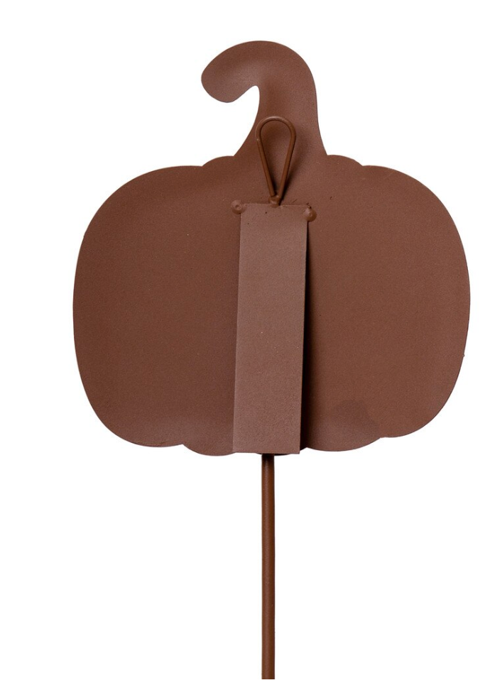 Round Top Collection - Orange Bow Pumpkin (Short)
