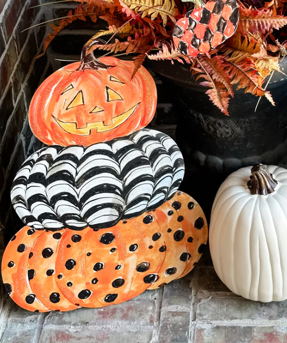 Round Top Collection - Jack-O-Lantern Topiary