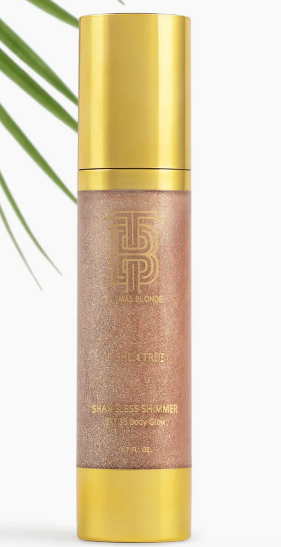 Thomas Blonde - "Shameless Shimmer" Body Glow Sunscreen (Blonde)