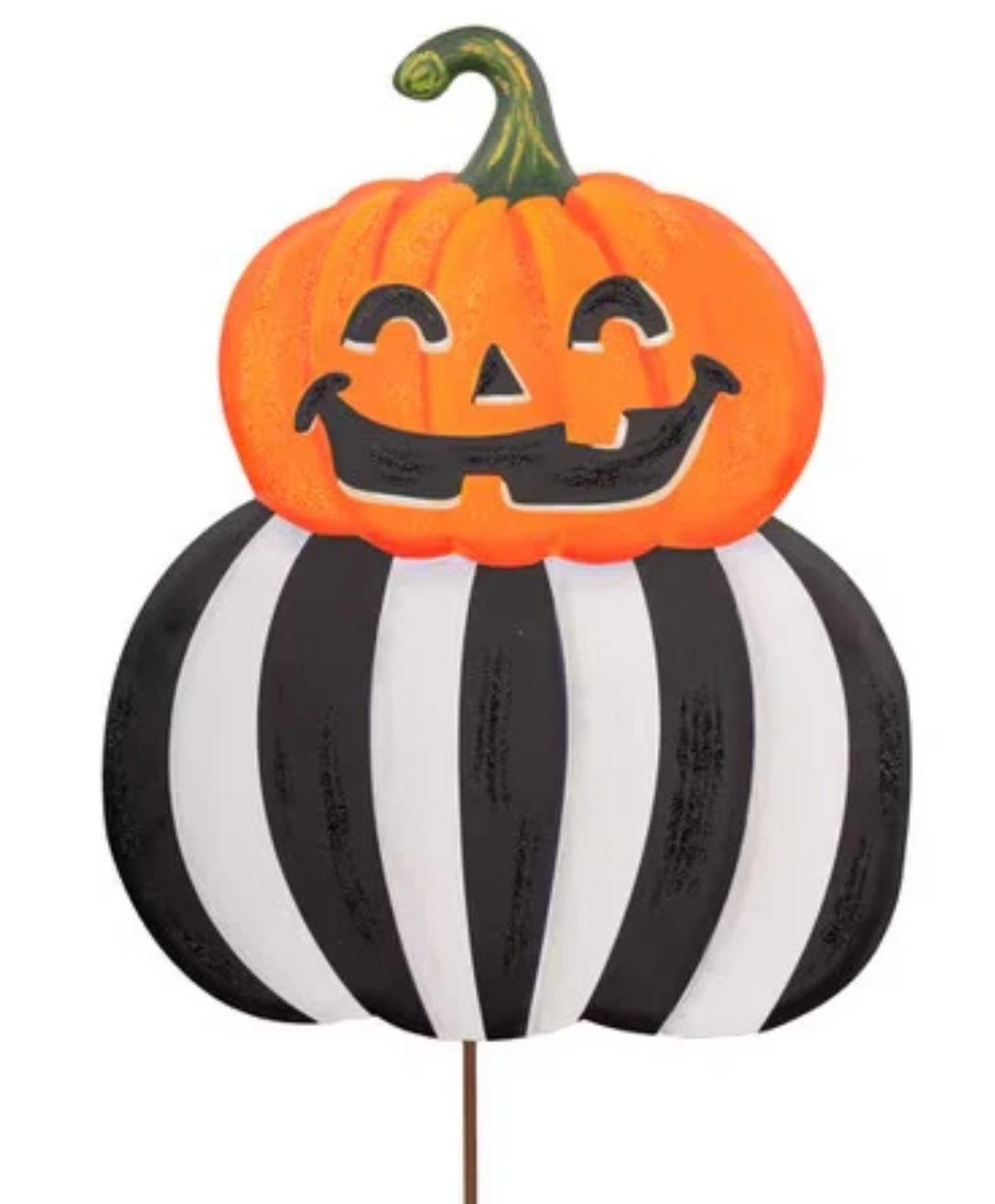Round Top Collection - Elegant Jack-O-Lantern Stack