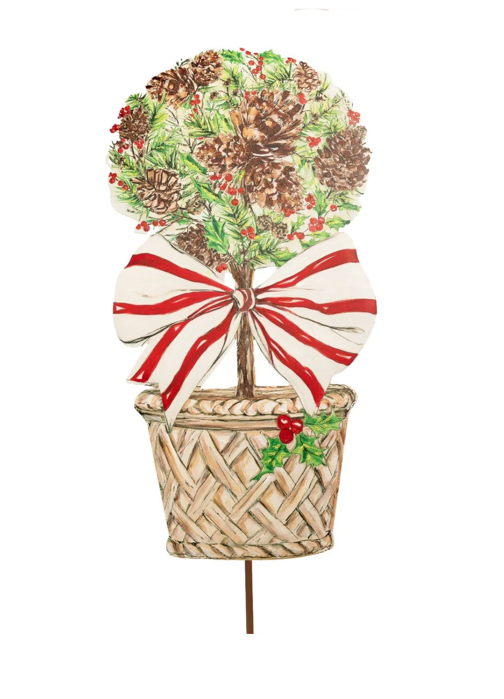 Round Top Collection - Beck's Traditional Pinecone Topiary