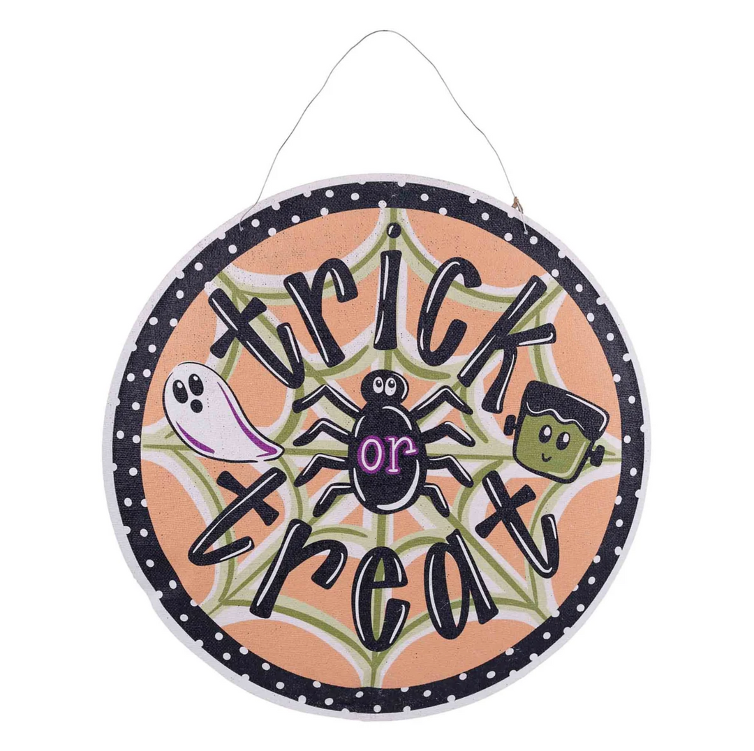 Nutcracker Scene/ Trick or Treat Burlap Sign