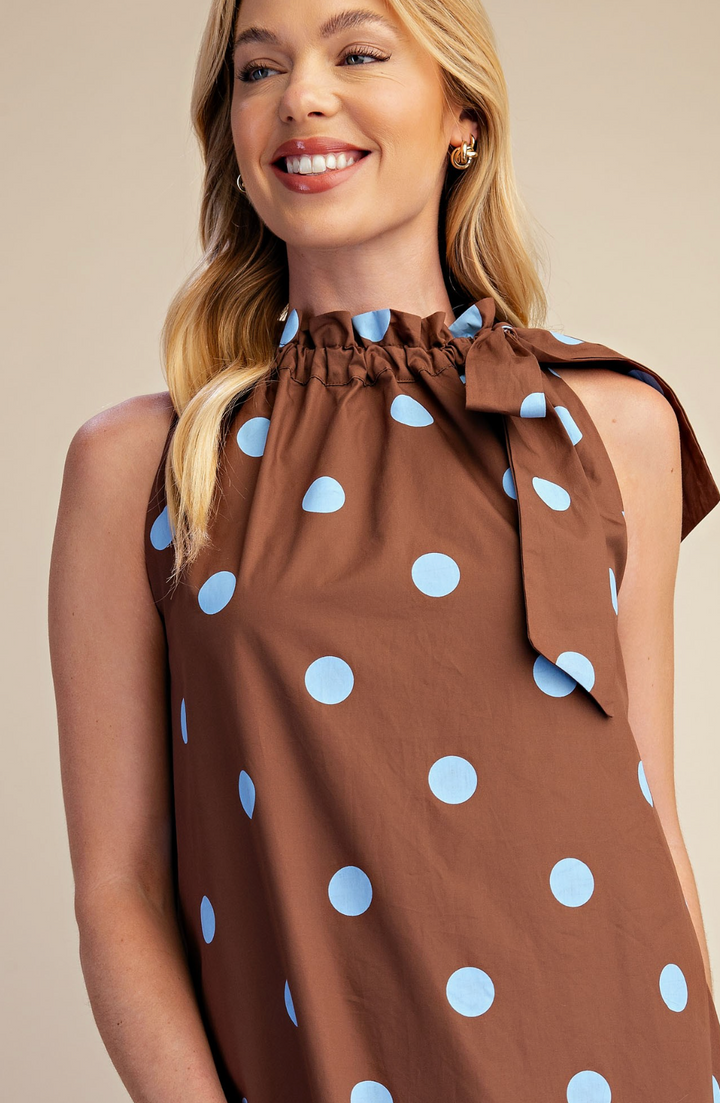 Addy - Polka Dot Midi Dress