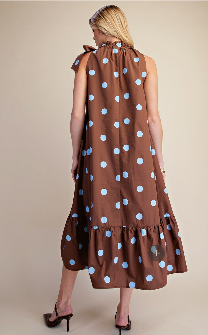 Addy - Polka Dot Midi Dress