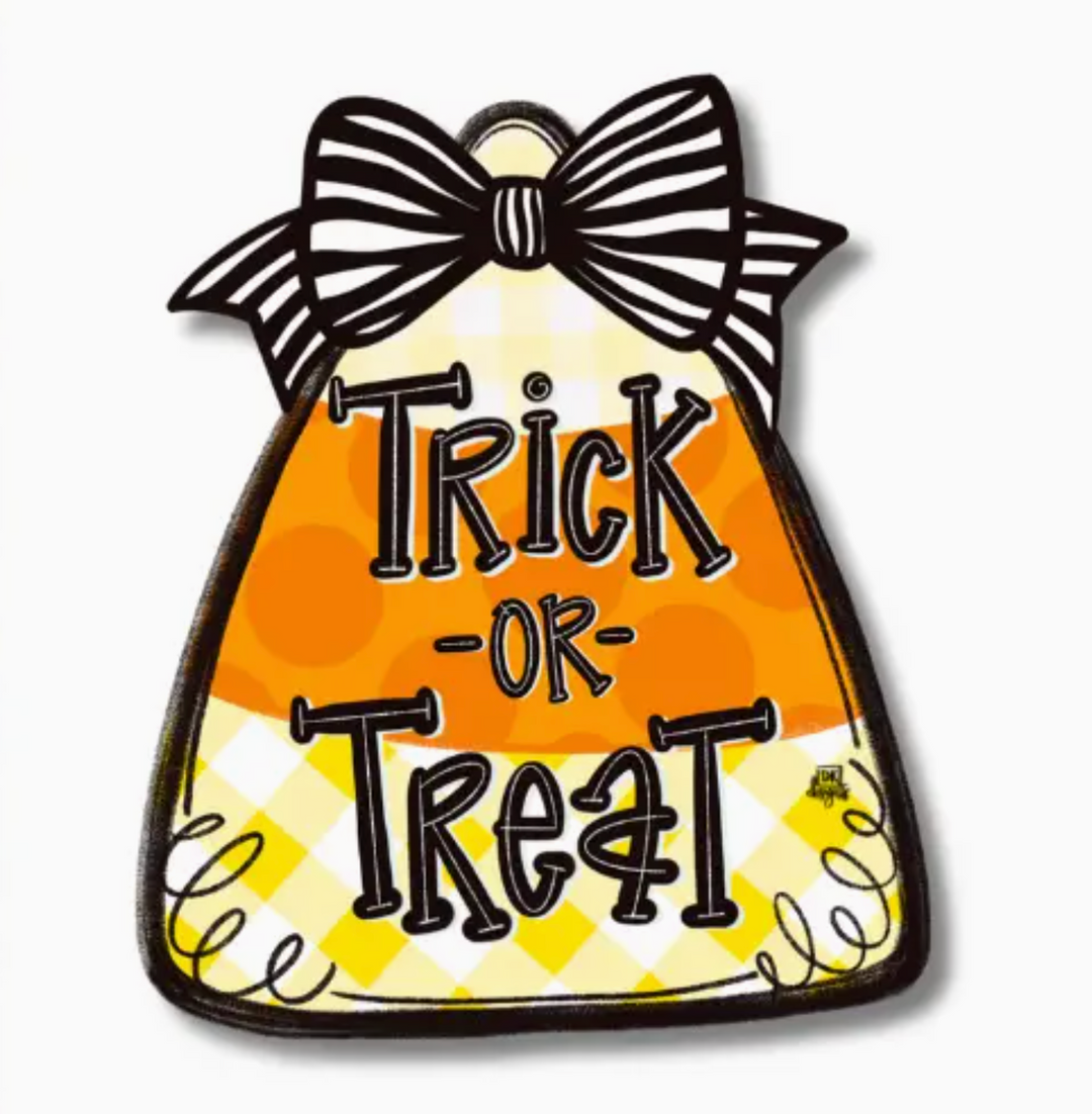 Door Hanger Attachment - Candy Corn Trick-Or-Treat