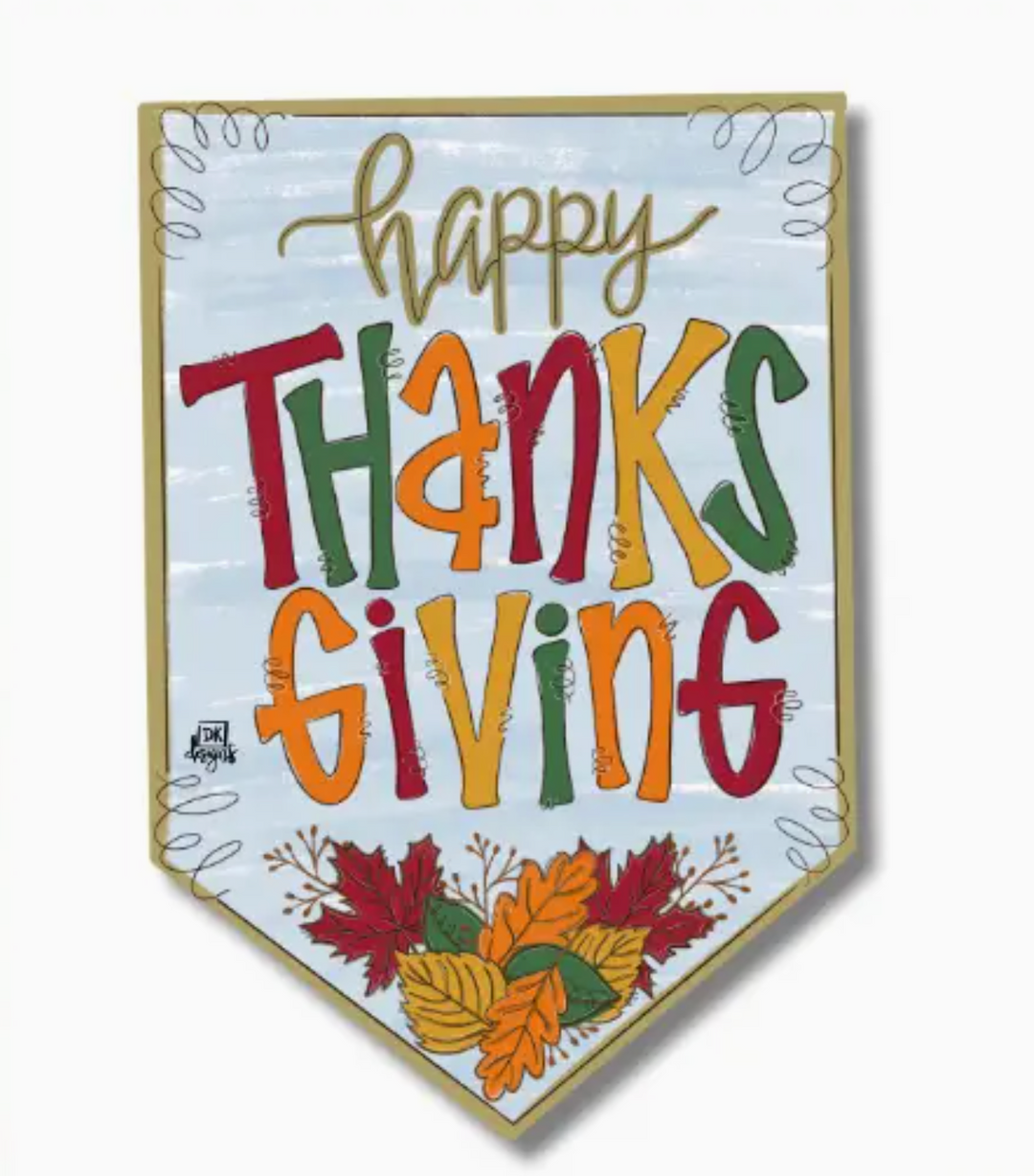Door Hanger Attachment - Happy Thanksgiving