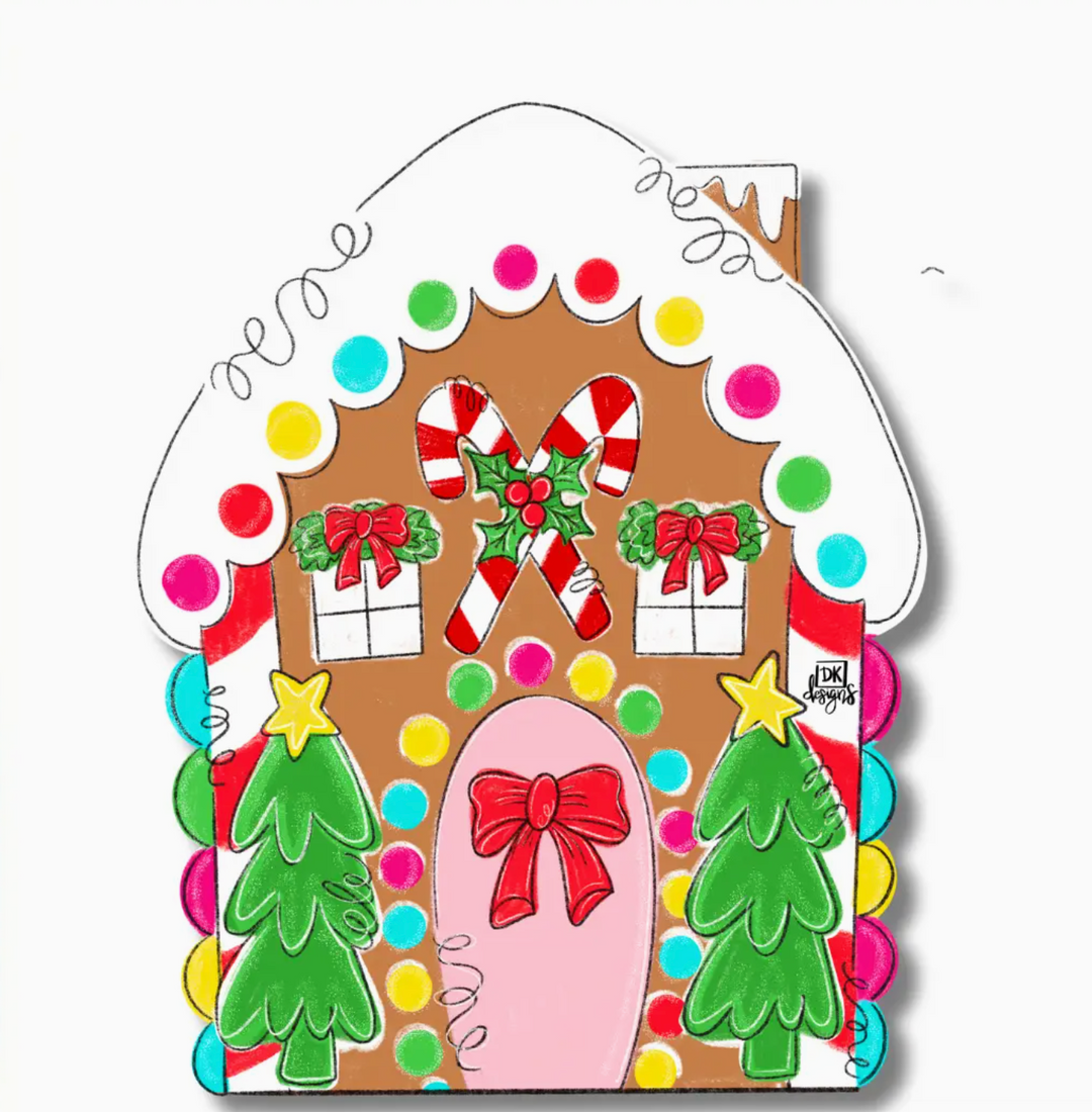 Door Hanger Attachment -Gingerbread House