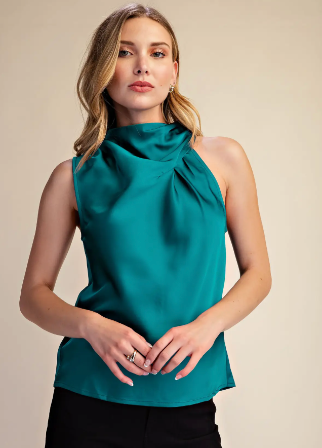 Meri - Cowl Neck Blouse