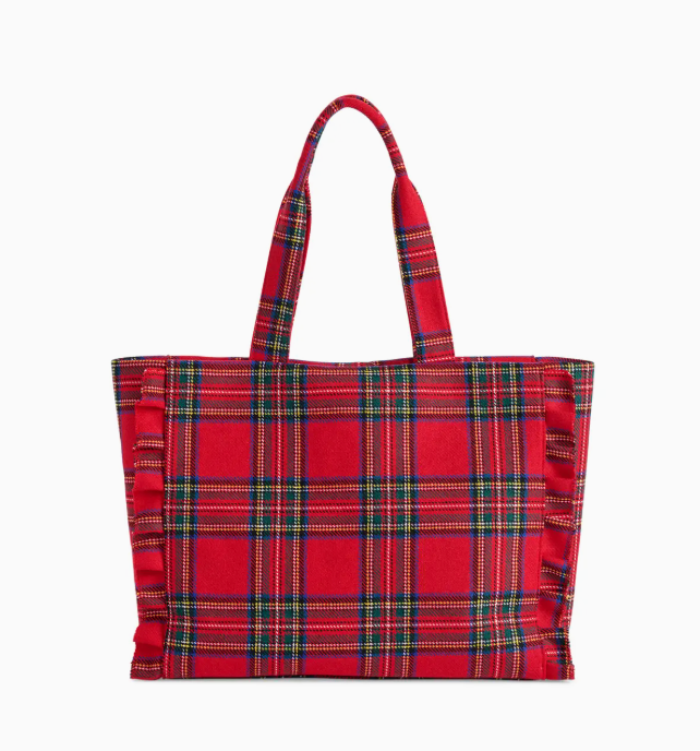 Scottie Ruffle Tote Bag