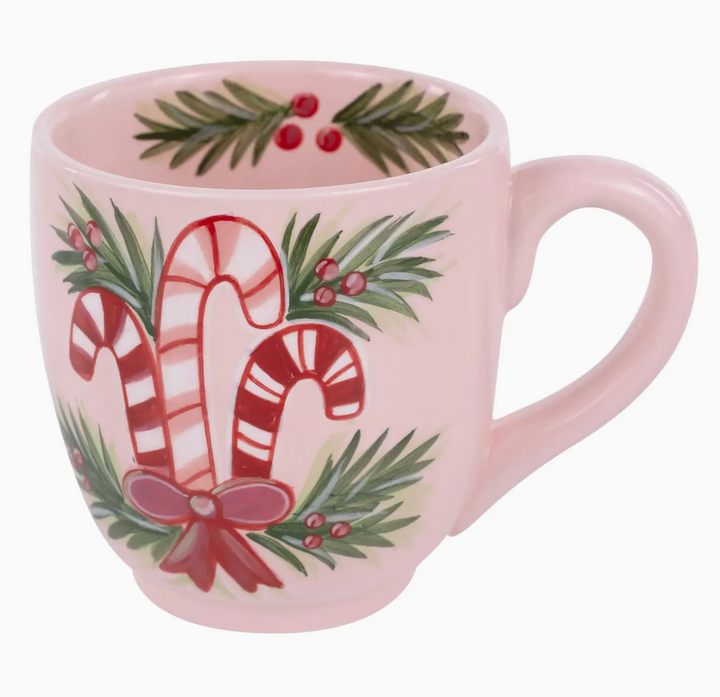 Glory Haus - Candy Canes & Holly Mug