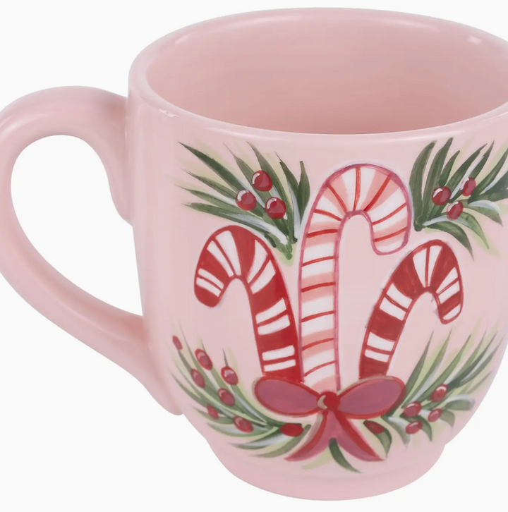 Glory Haus - Candy Canes & Holly Mug